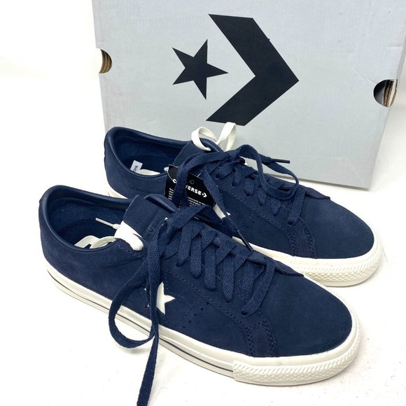 Converse Shoes - Converse ONE STAR PRO Suede Low Dark Obsidian W